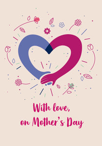 Holding Hands Mother’s Day - personalised card